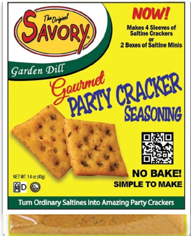 Savory Garden Dill Party Cracker Seasoning 4-Pack